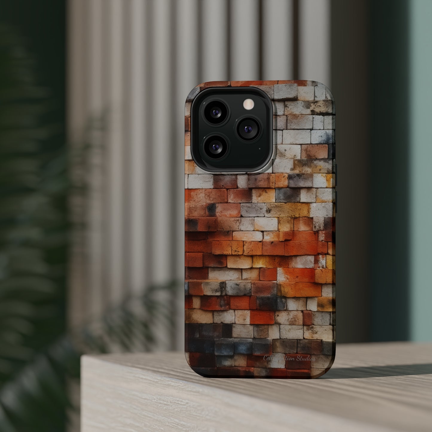 Introducing our "Urban Brickwork" Cell Phone Case – the perfect fusion of style and protection for your device -MagSafe Tough Cases