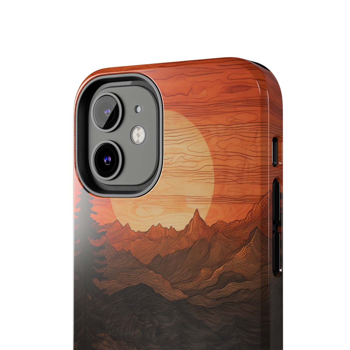 The "Sunset Mountains" Phone Case -Tough Phone Cases