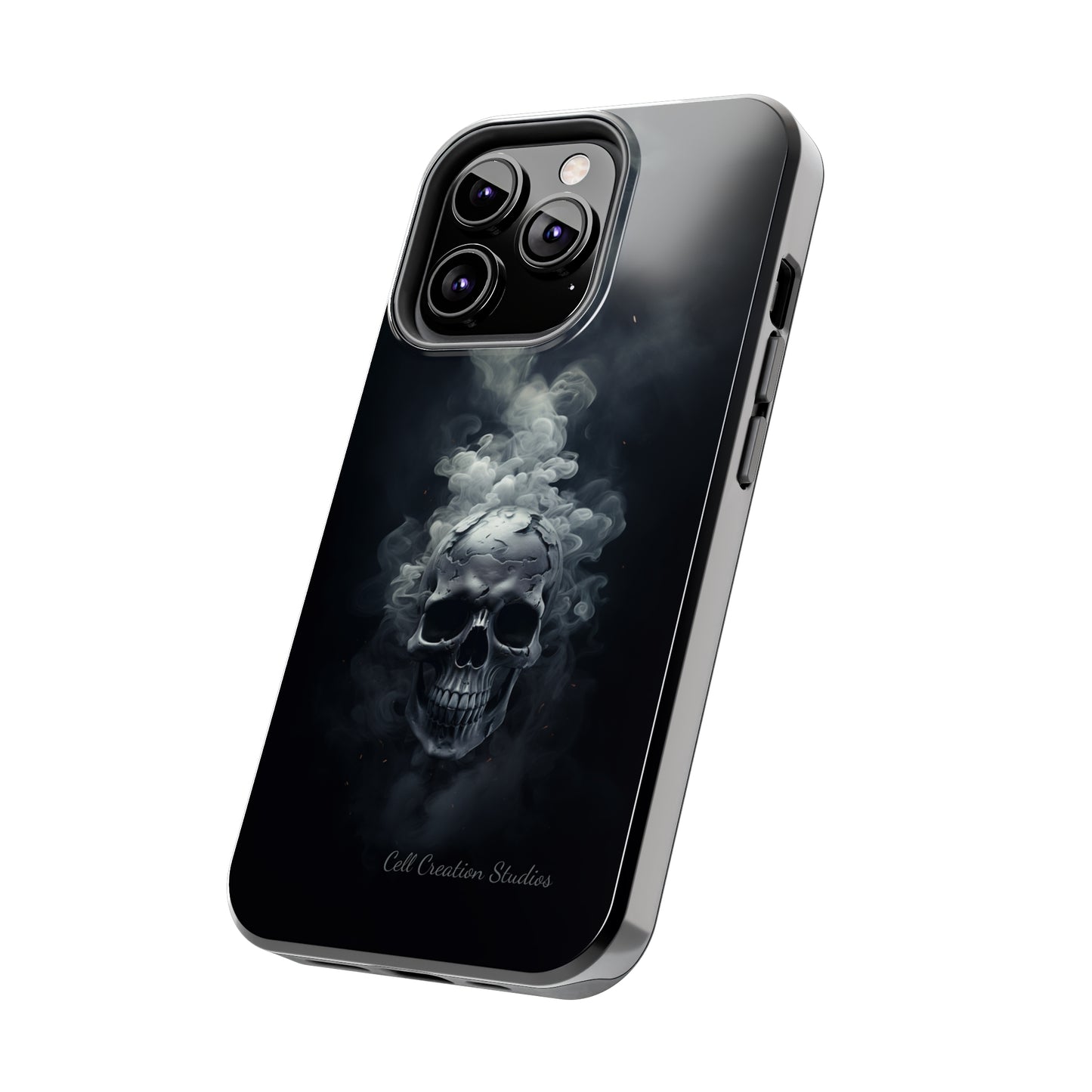 "Ethereal Skull Noir" -Tough iPhone Cases