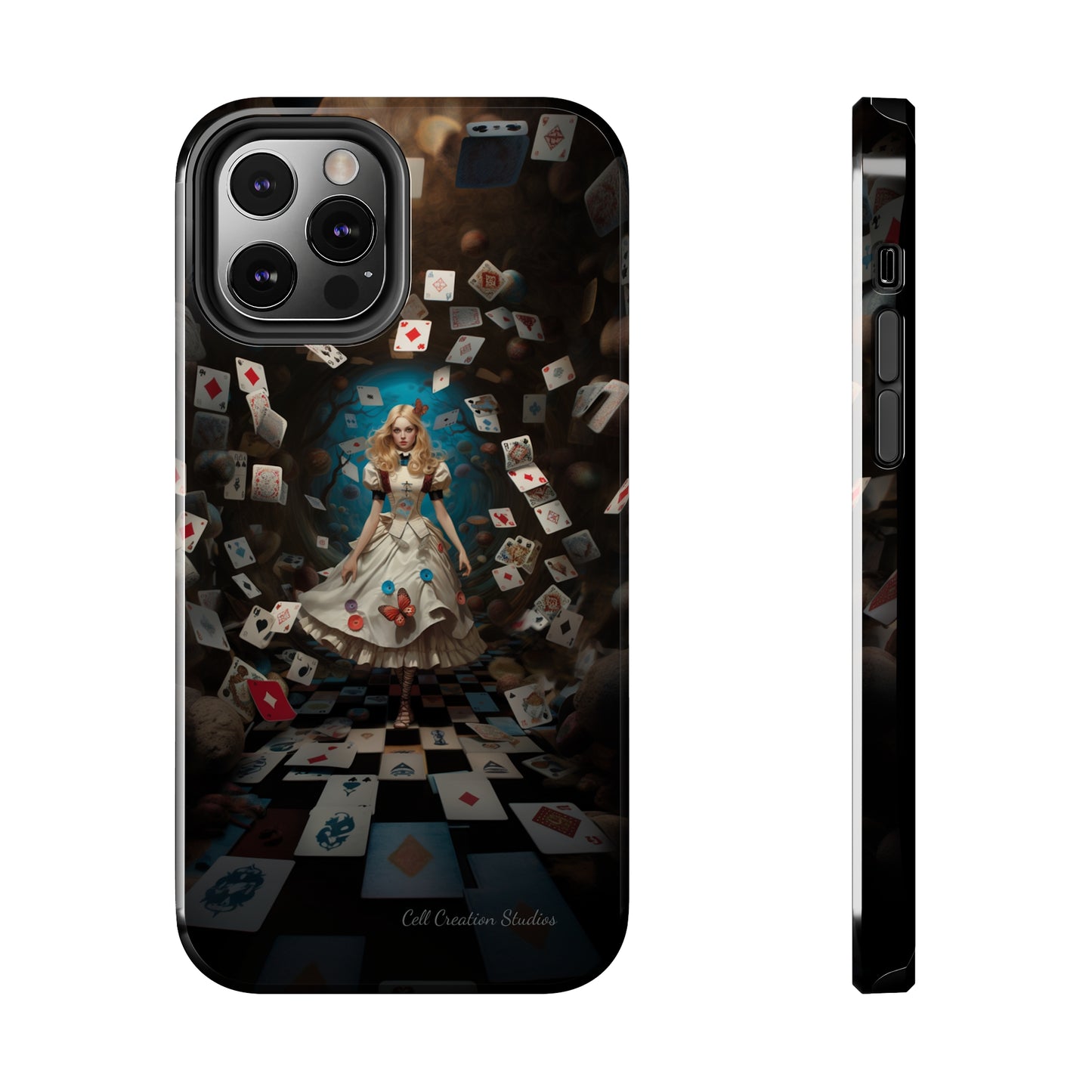 Introducing the "Alice in Wonderland" Cell Phone Case – A Journey Through Imagination -Tough Phone Cases