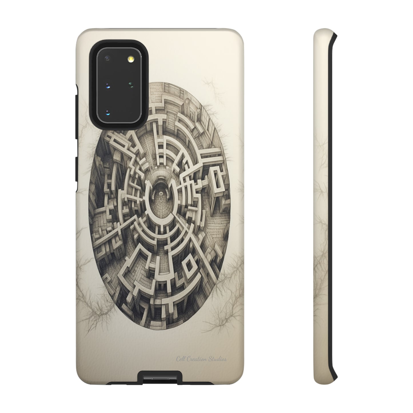 "Discover the Mystery: Maze-Inspired Cell Phone Case" -Tough Cases