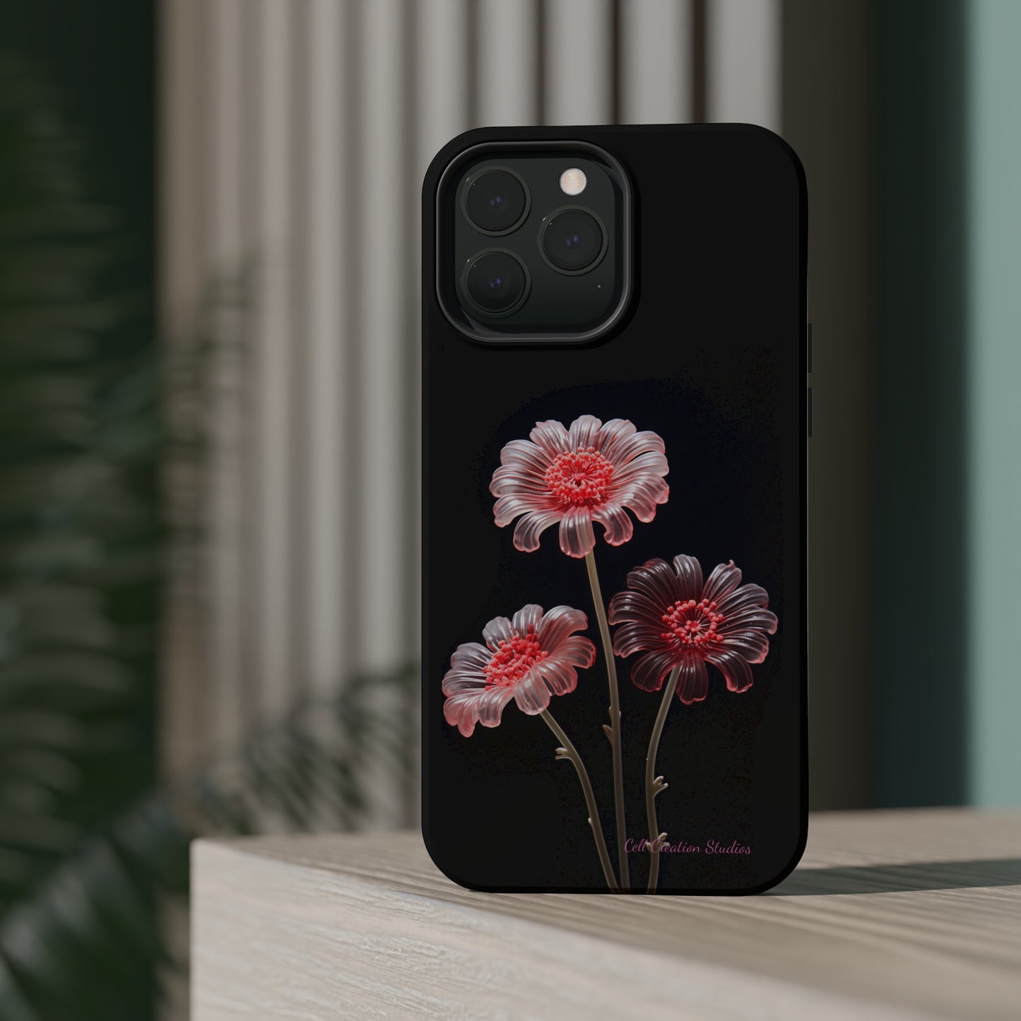 The "Desert Rose Glass Blossom" Phone Case -MagSafe Tough Cases