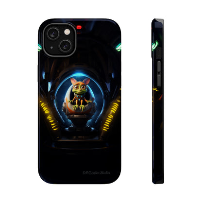 The "Galactic Explorer Alien Spaceship" Phone Case -MagSafe Tough Cases