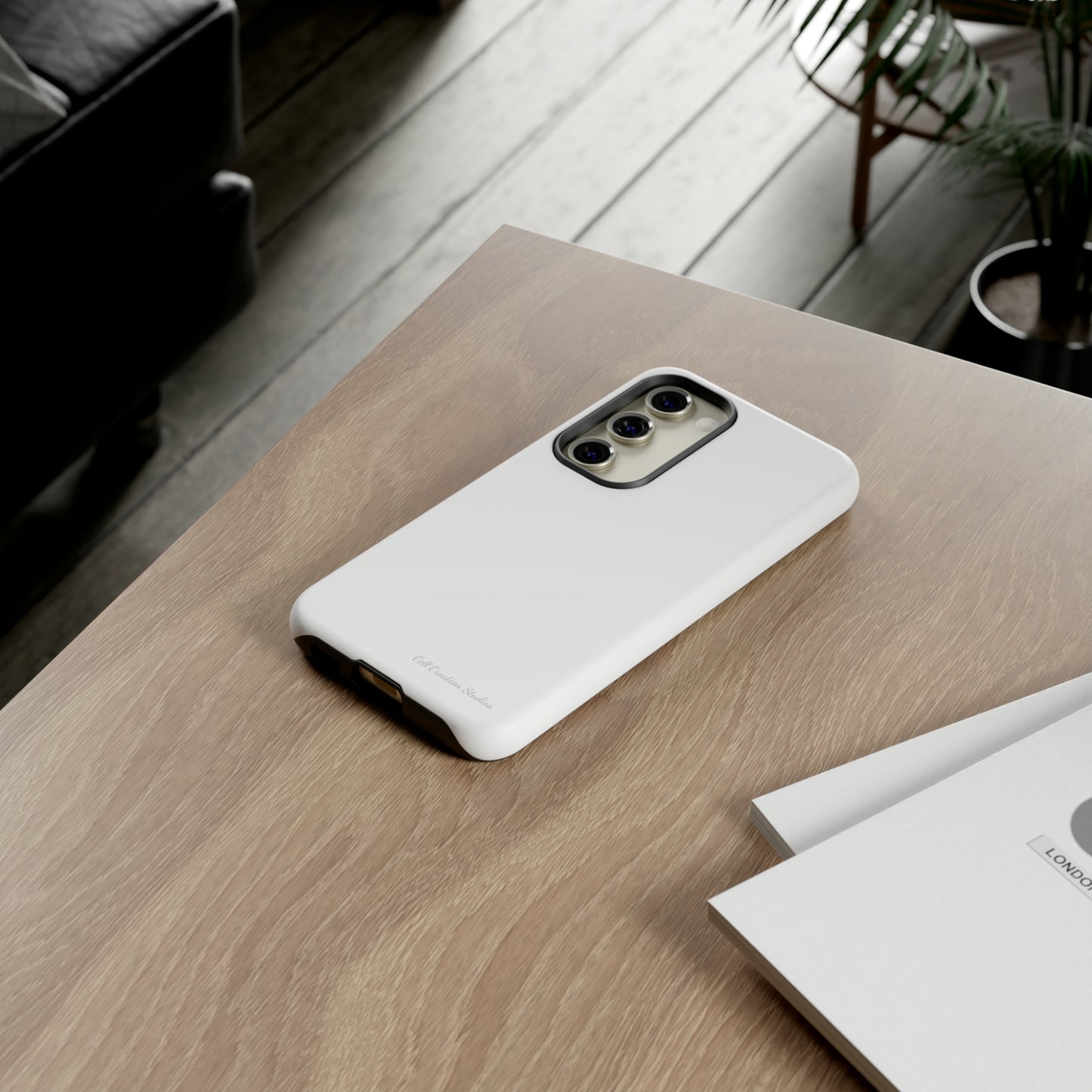 "Pure Elegance White" -Tough Samsung Phone Cases