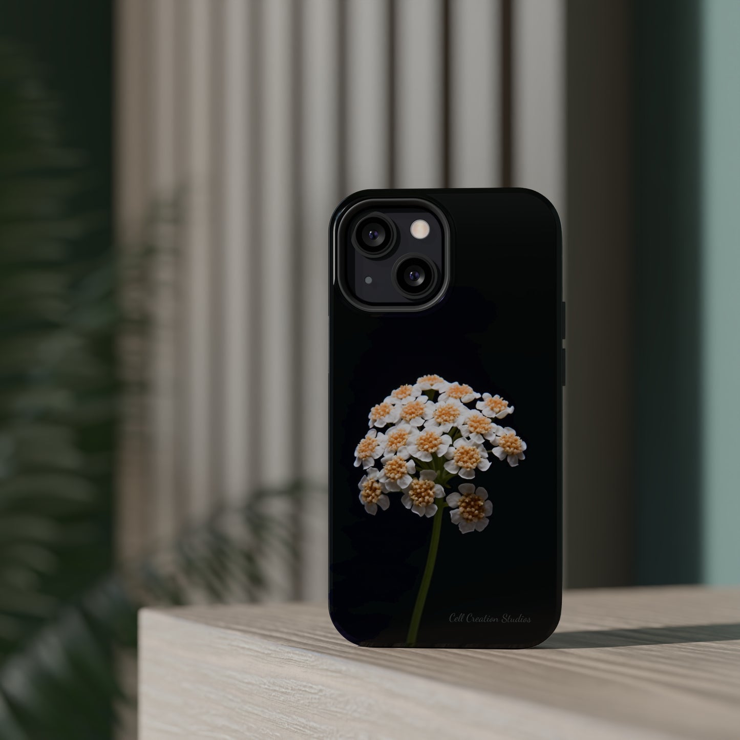 "Elegant Yarrow Bloom" Phone Case -MagSafe Tough Cases