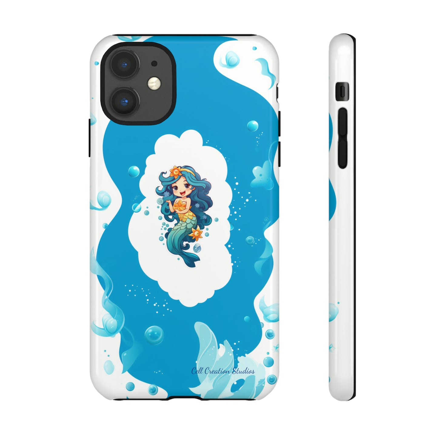 "Mermaid Elegance" -Tough iPhone Cases