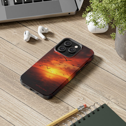 Introducing the "Sunset Soar" Cell Phone Case – Embrace Freedom and Beauty -Tough Phone Cases