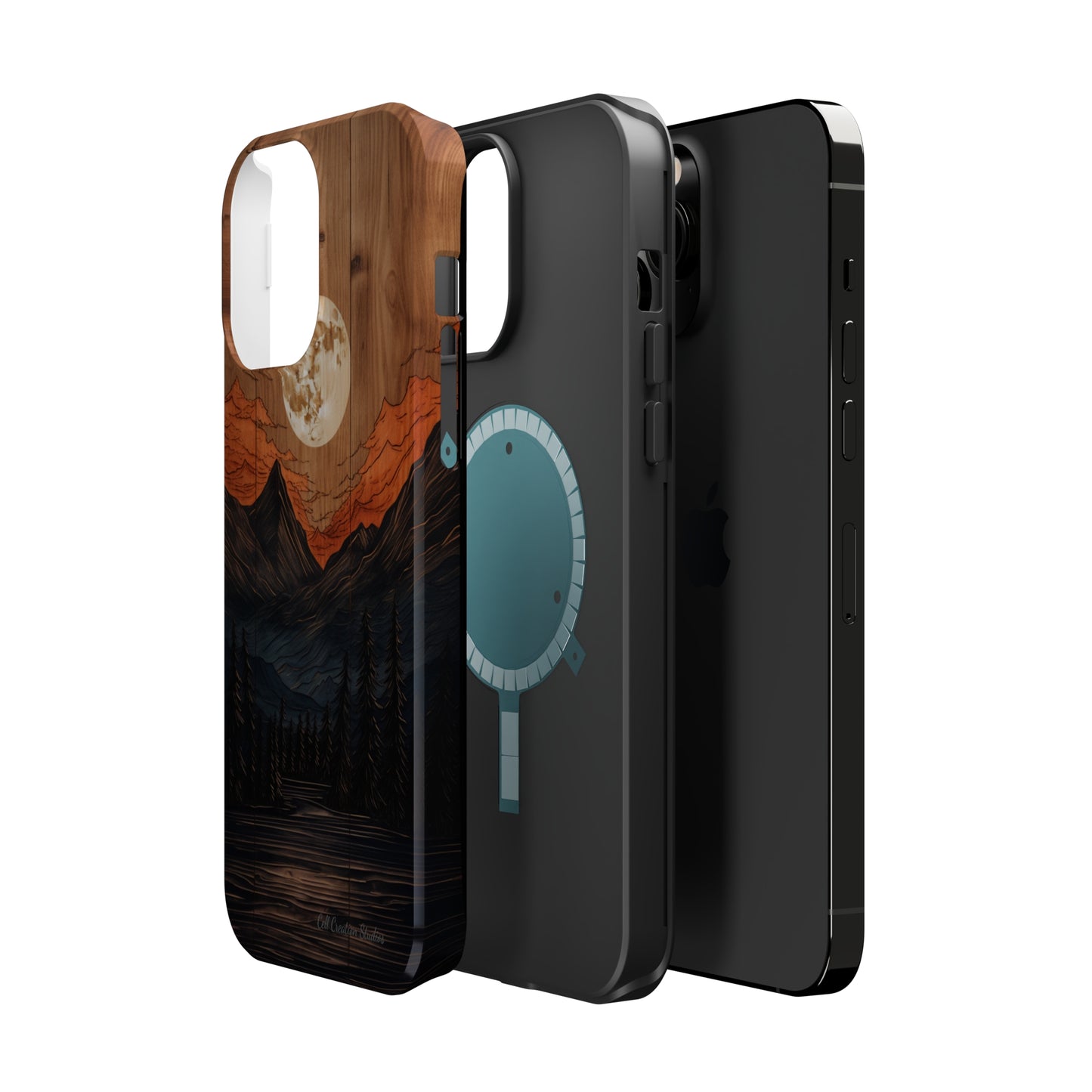 "Elevate Your Style with the Mountain Moonlight Phone Case" -MagSafe Tough Cases