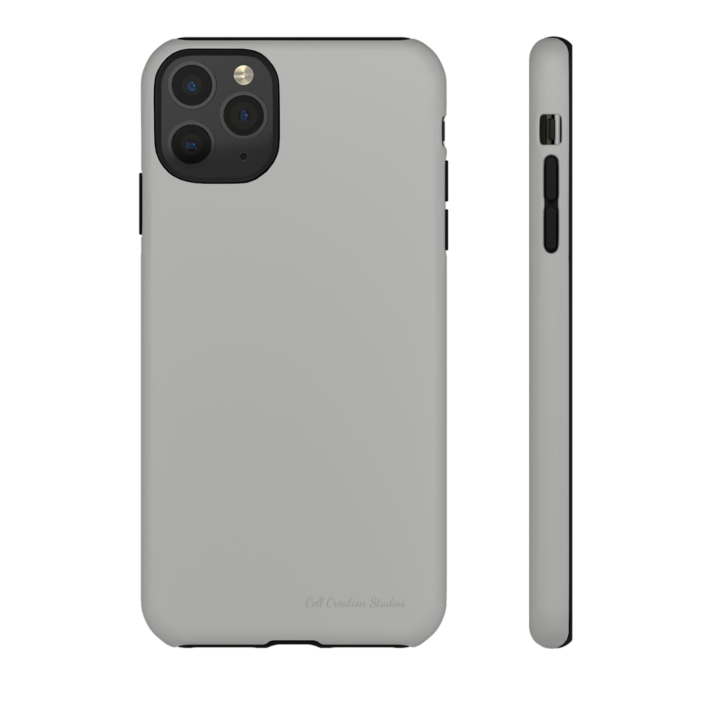 "Sleek Silver Essence" -Tough iPhone Cases