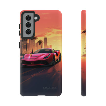 "Sunset Boulevard Ferrari Edition" -Tough Samsung Phone Cases