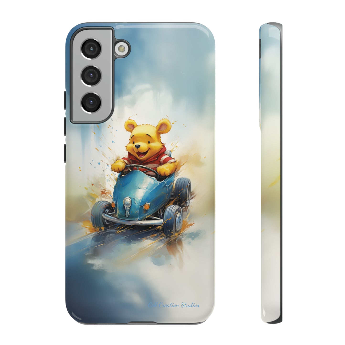 "Winnie-the-Pooh's Race Day" Phone Case -Tough Cases