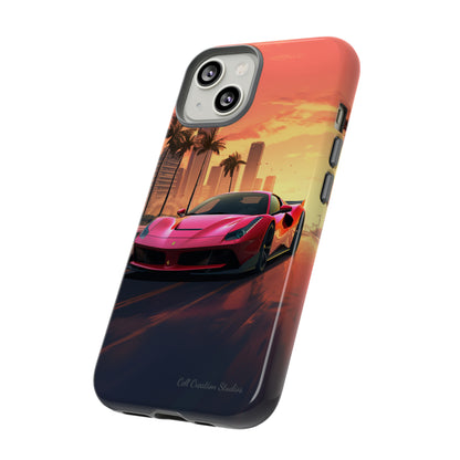 "Sunset Boulevard Ferrari Edition" -Tough iPhone Cases