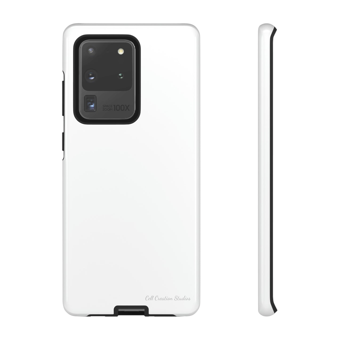 "Pure Elegance White" -Tough Samsung Phone Cases