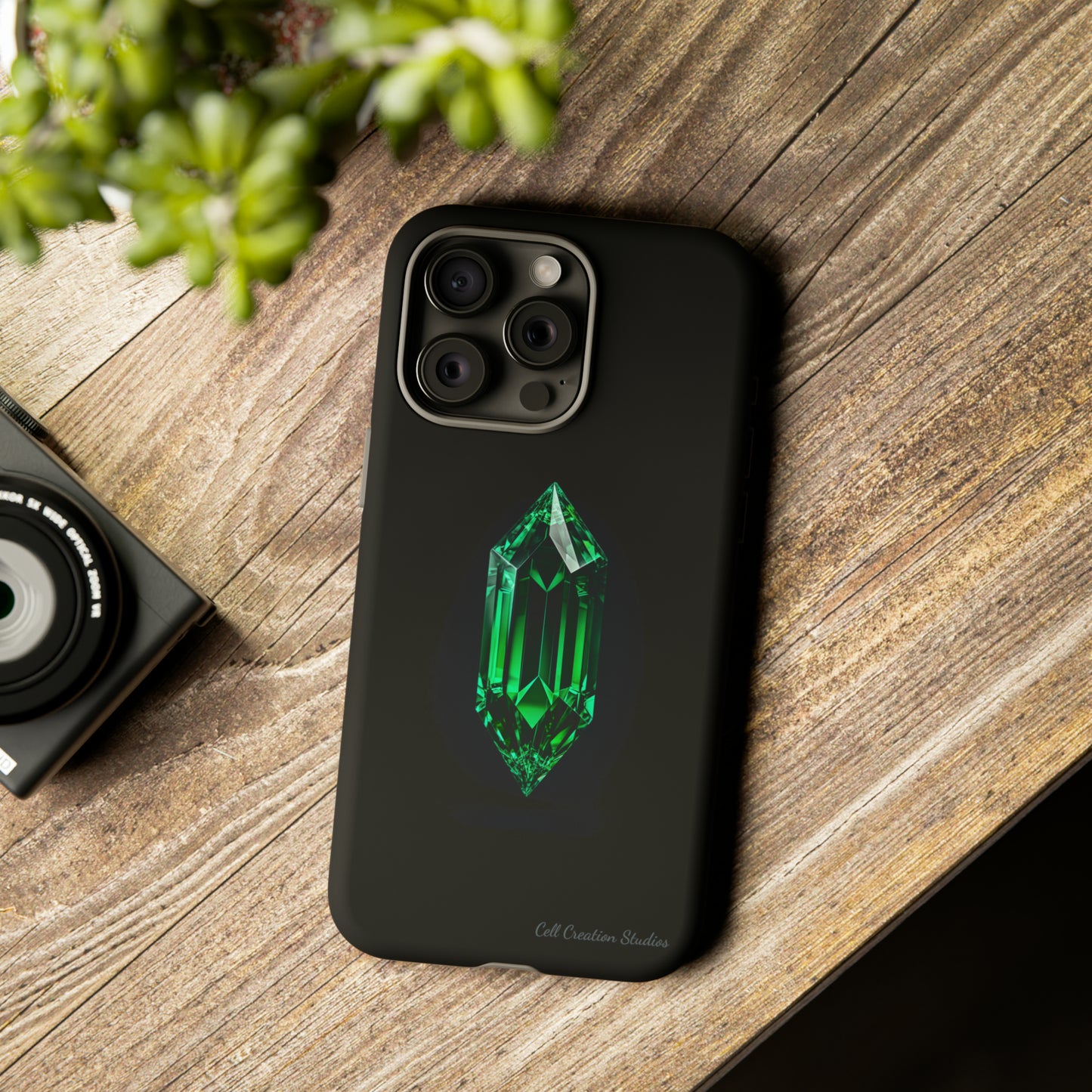 "Emerald Elegance" Phone Case -Tough Cases