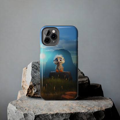 Introducing the "Mountain Explorer Buddy" Cell Phone Case – Embark on Adventures with an Animated Cute Animal -Tough Phone Cases