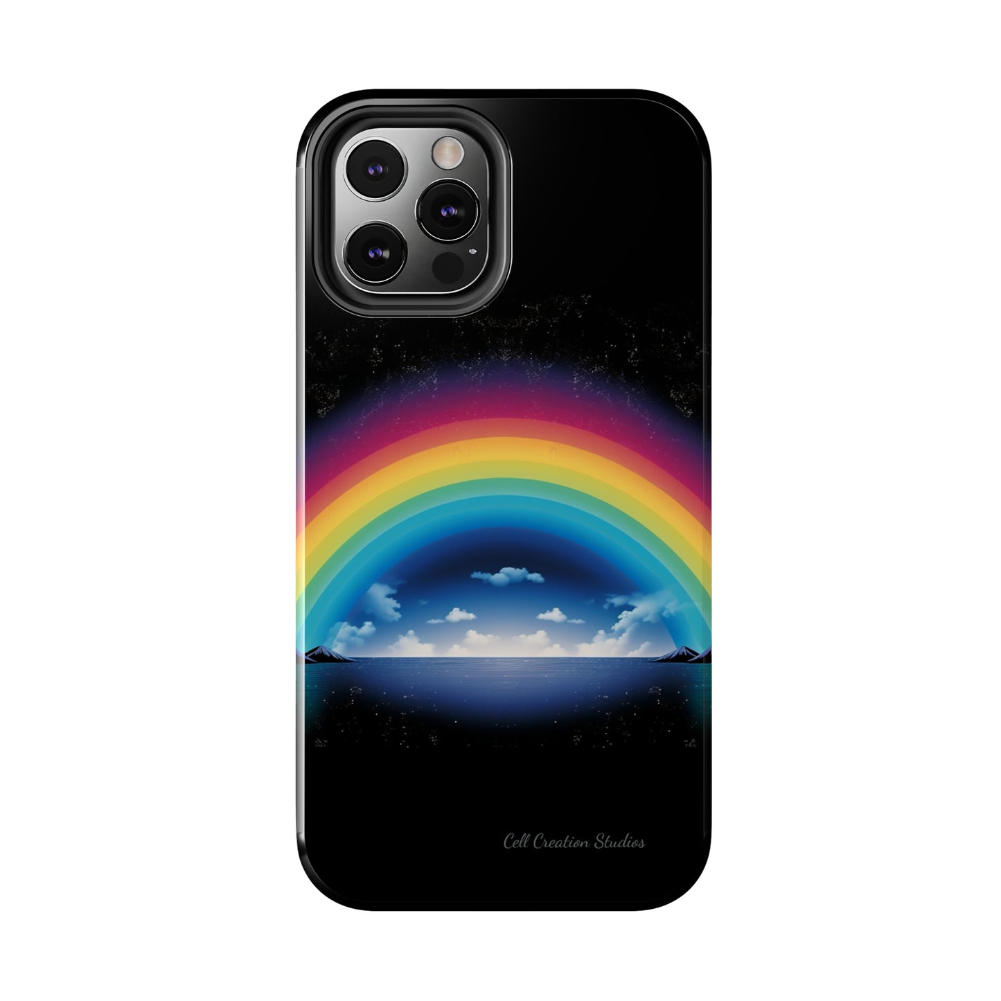 "Vibrant Skies: Rainbow Sunset" Cell Phone Case -Tough Phone Cases