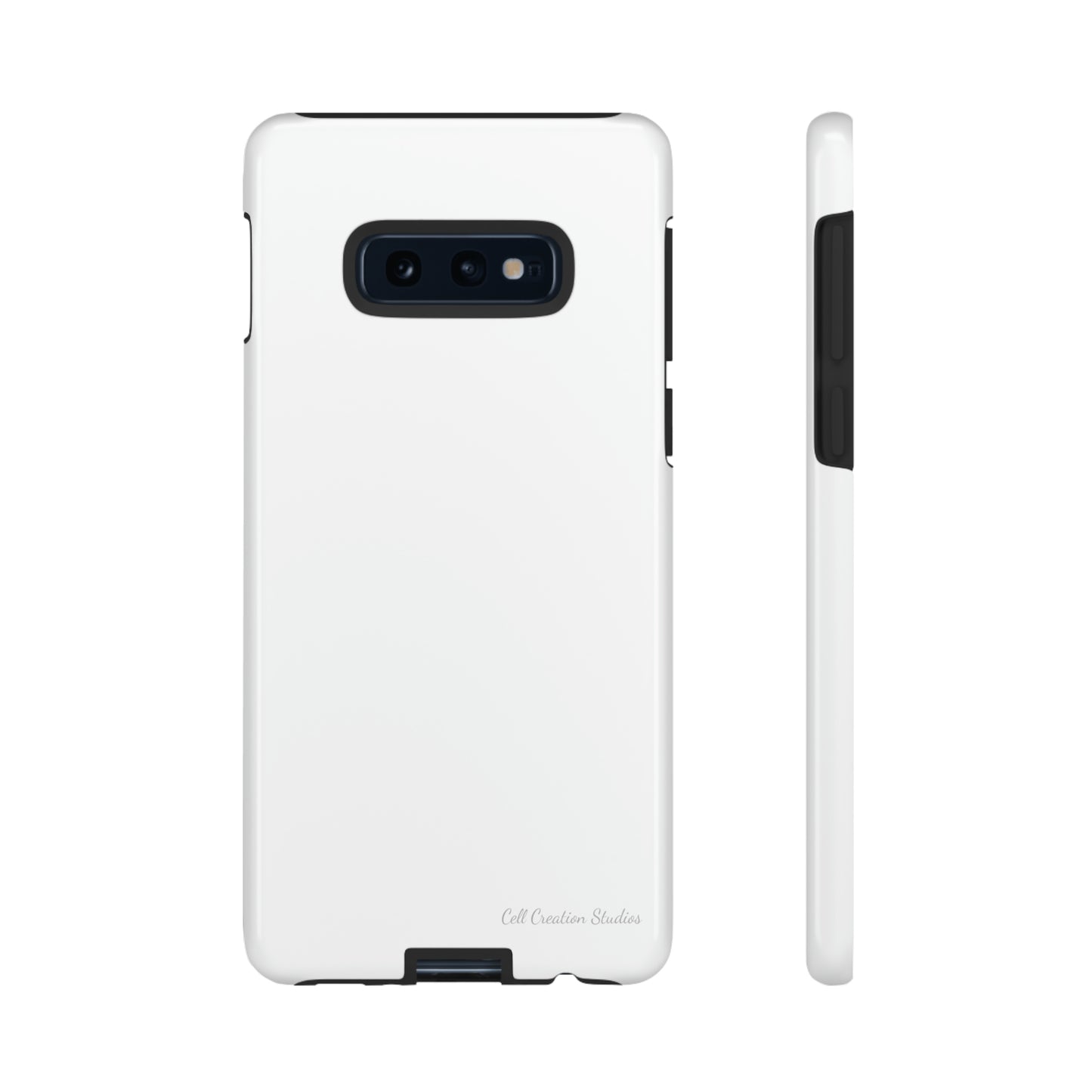 "Pure Elegance White" -Tough Samsung Phone Cases