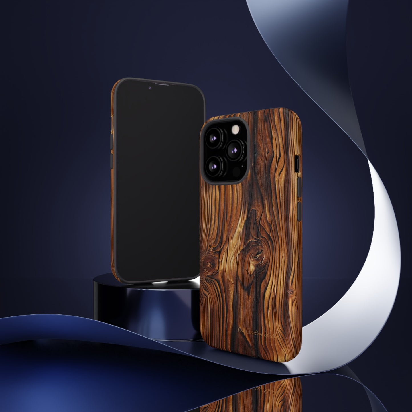 "Wood Grain Elegance"  -Tough iPhone Cases