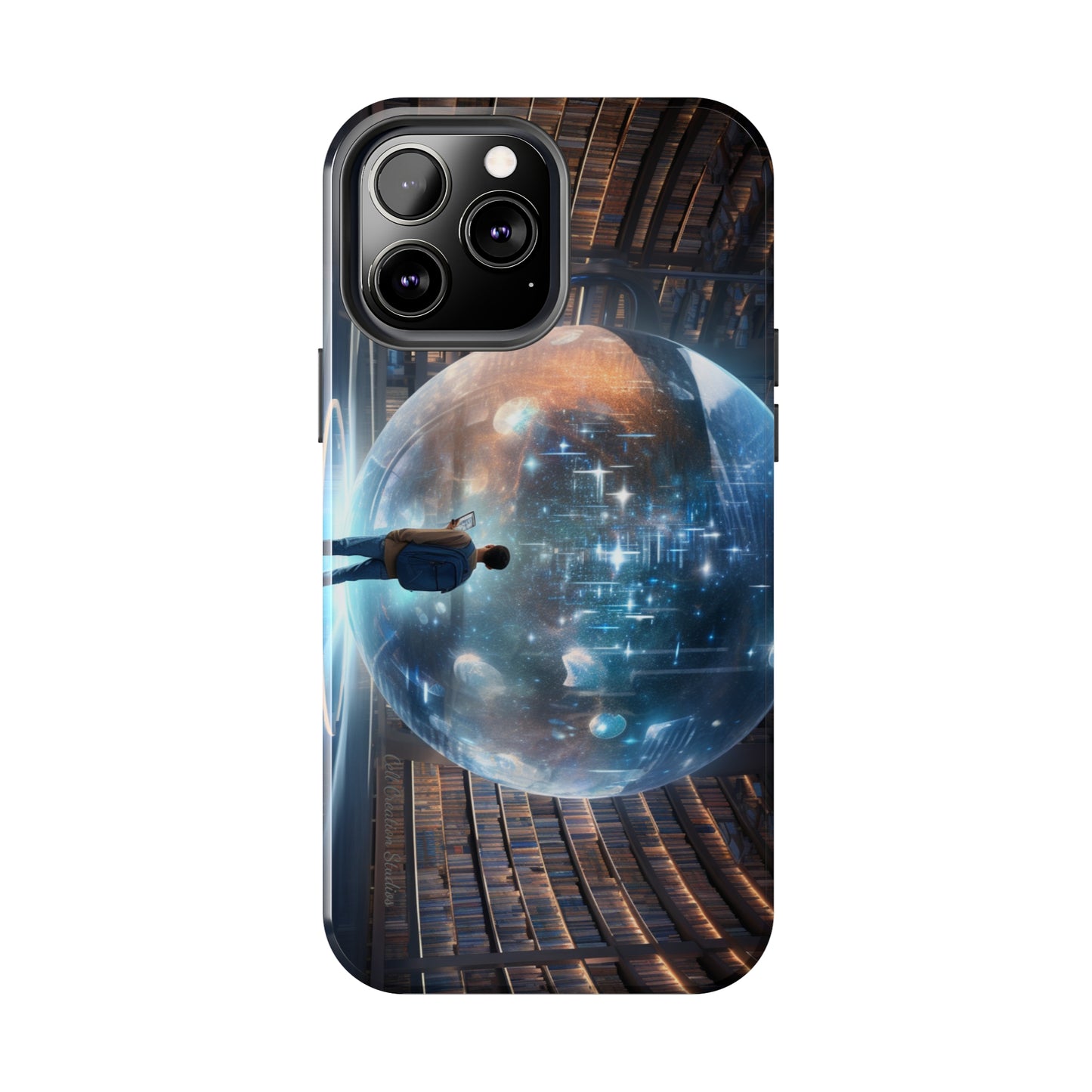 Introducing the "Library Luminary" Cell Phone Case – Where Knowledge Meets Mystery -Tough Phone Cases