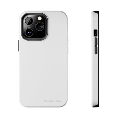 "Pure Elegance White" -Tough iPhone Cases