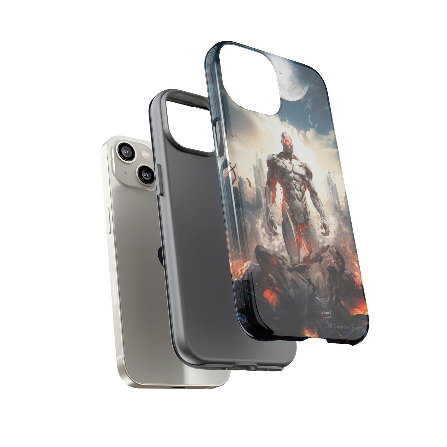 Introducing the "Cyber Guardian" Cell Phone Case – Embrace Futuristic Heroism -Tough Cases