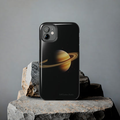 Introducing the "Saturn's Elegance" Cell Phone Case – A Cosmic Masterpiece -Tough Phone Cases