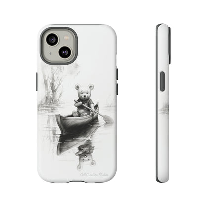 "Winnie-the-Pooh Rowing" Phone Case -Tough Cases