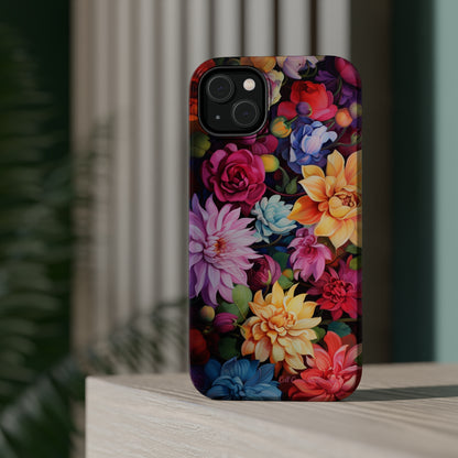 Introducing the "Blossom Beauty" Cell Phone Case – Elevate Your Style with Floral Charm -MagSafe Tough Cases