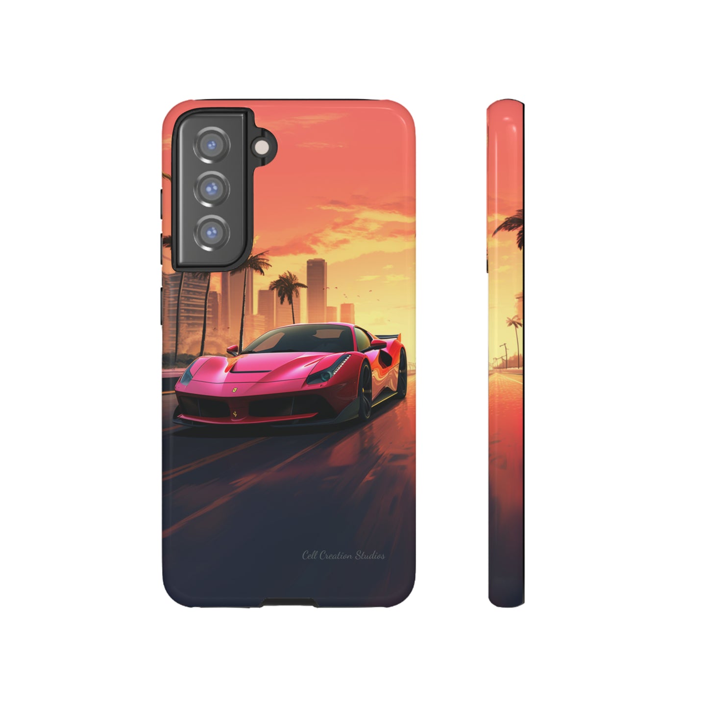 "Sunset Boulevard Ferrari Edition" -Tough Samsung Phone Cases