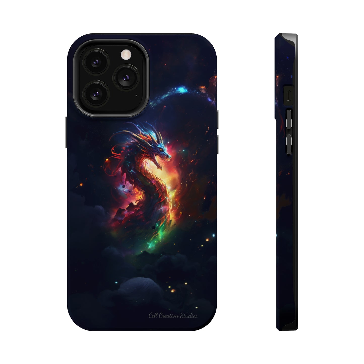 "Cosmic Dragon Unleashed" -MagSafe Tough iPhone Cases