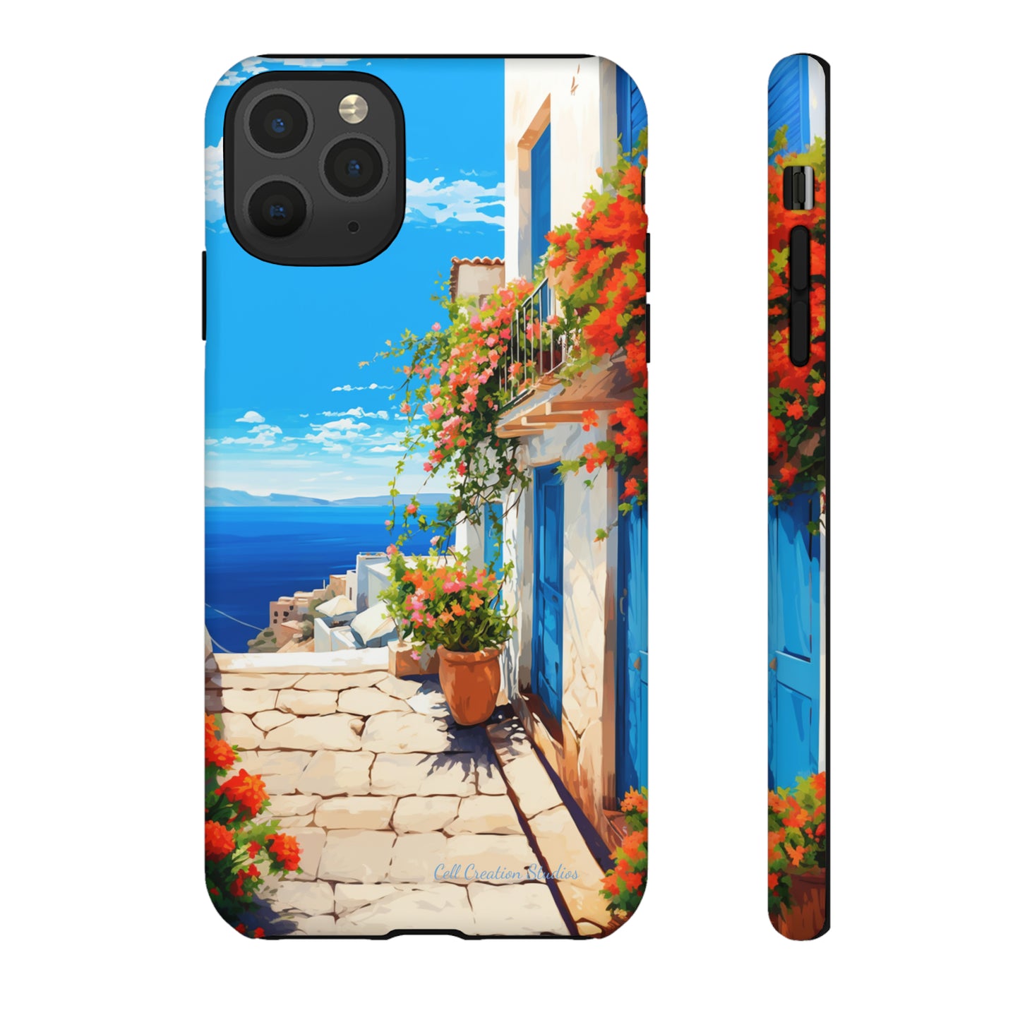 "Mediterranean Bliss Horizon" -Tough iPhone Cases