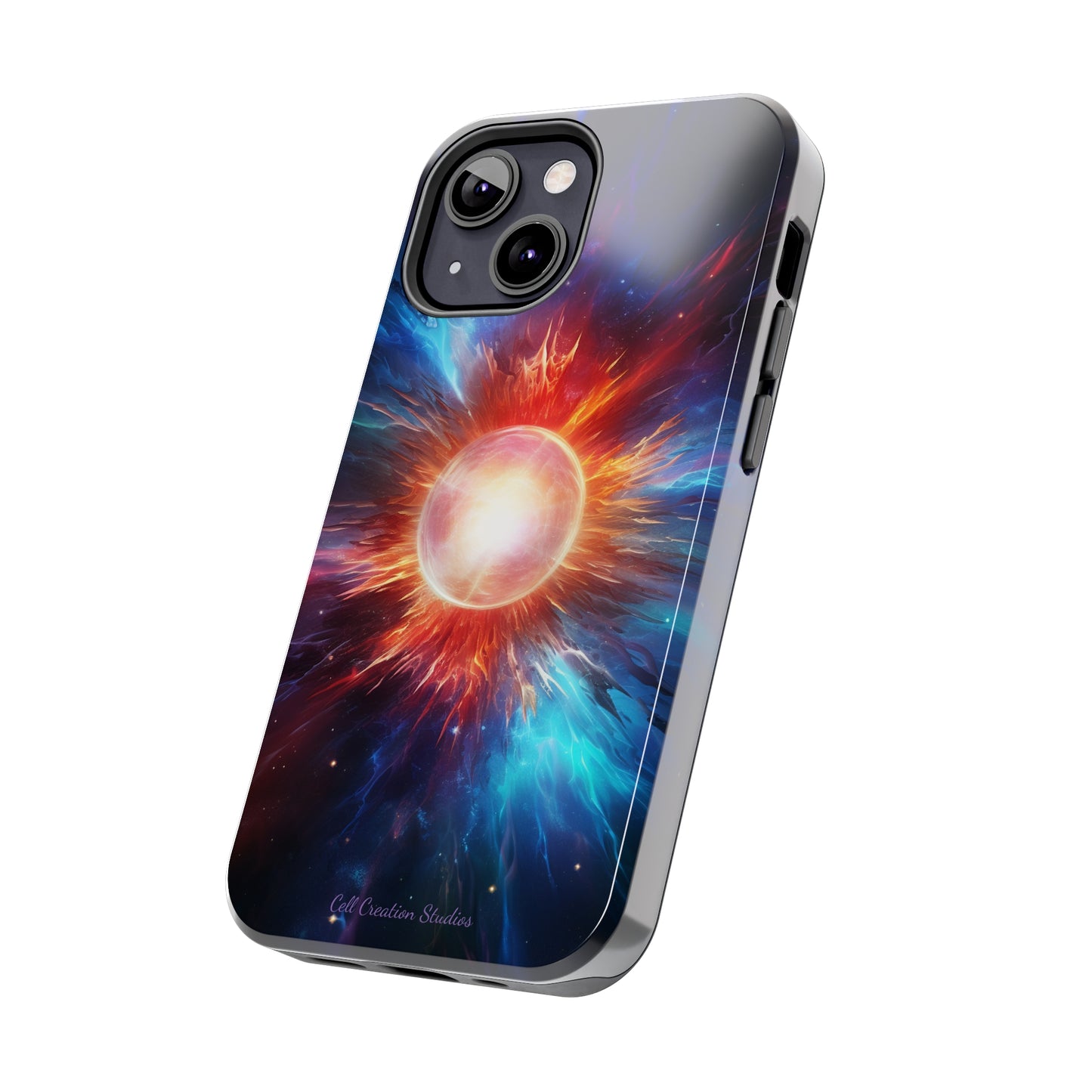 Introducing the "Stellar Cataclysm" Cell Phone Case – Capture the Cosmic Drama of a Neutron Star Explosion! -Tough Phone Cases