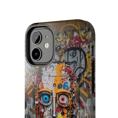 "Urban Graffiti Face" -Tough Phone Cases