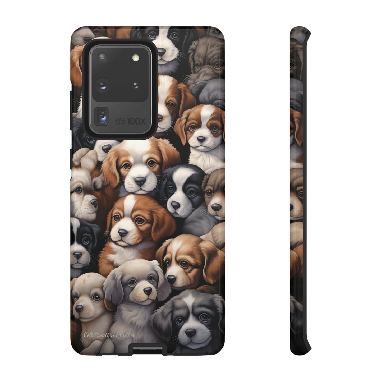 "Puppy Pile" Cuddles Phone Case -Tough Cases