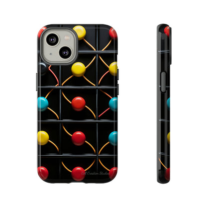 "Vibrant Spheres Fusion" -Tough Phone Cases