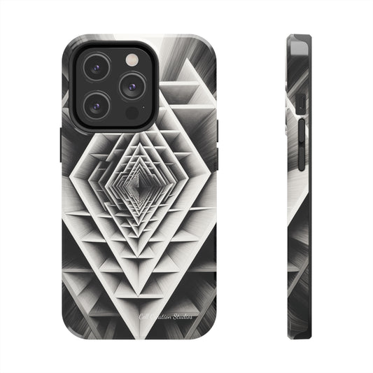 The "Geometric Triangle" Cell Phone Case -Tough Phone Cases