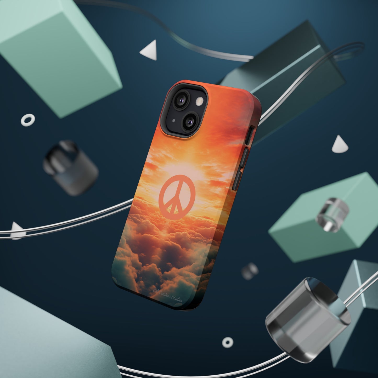 Introducing the "Sky Peace" Cell Phone Case – Carry Tranquility in Your Pocket -MagSafe Tough Cases