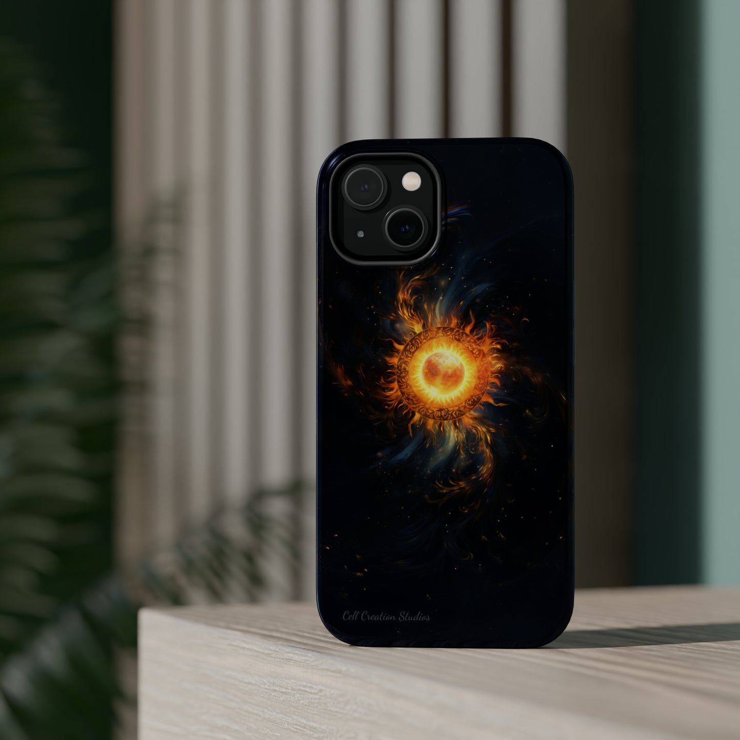 Introducing the "Celestial Sun and Stars" Cell Phone Case – Carry the Cosmos with You -MagSafe Tough Cases