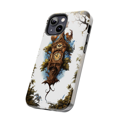 Introducing the "Timeless Charm Cuckoo Clock" Cell Phone Case – Embrace Vintage Elegance -Tough Phone Cases