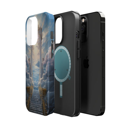 Introducing the "Celestial Gateway" Cell Phone Case – Elevate Your Device with Heavenly Splendor -MagSafe Tough Cases