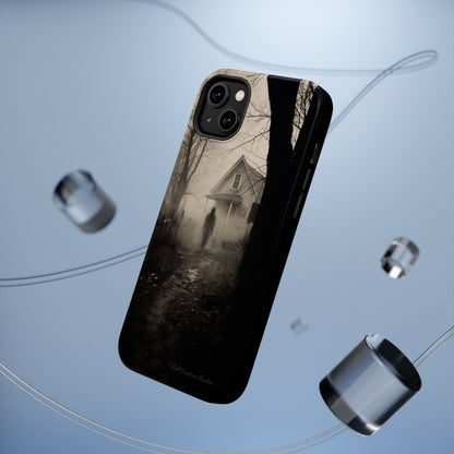 Introducing the "Ethereal Encounter" Cell Phone Case – Unveil the Mystery of the Ghostly Presence -MagSafe Tough Cases