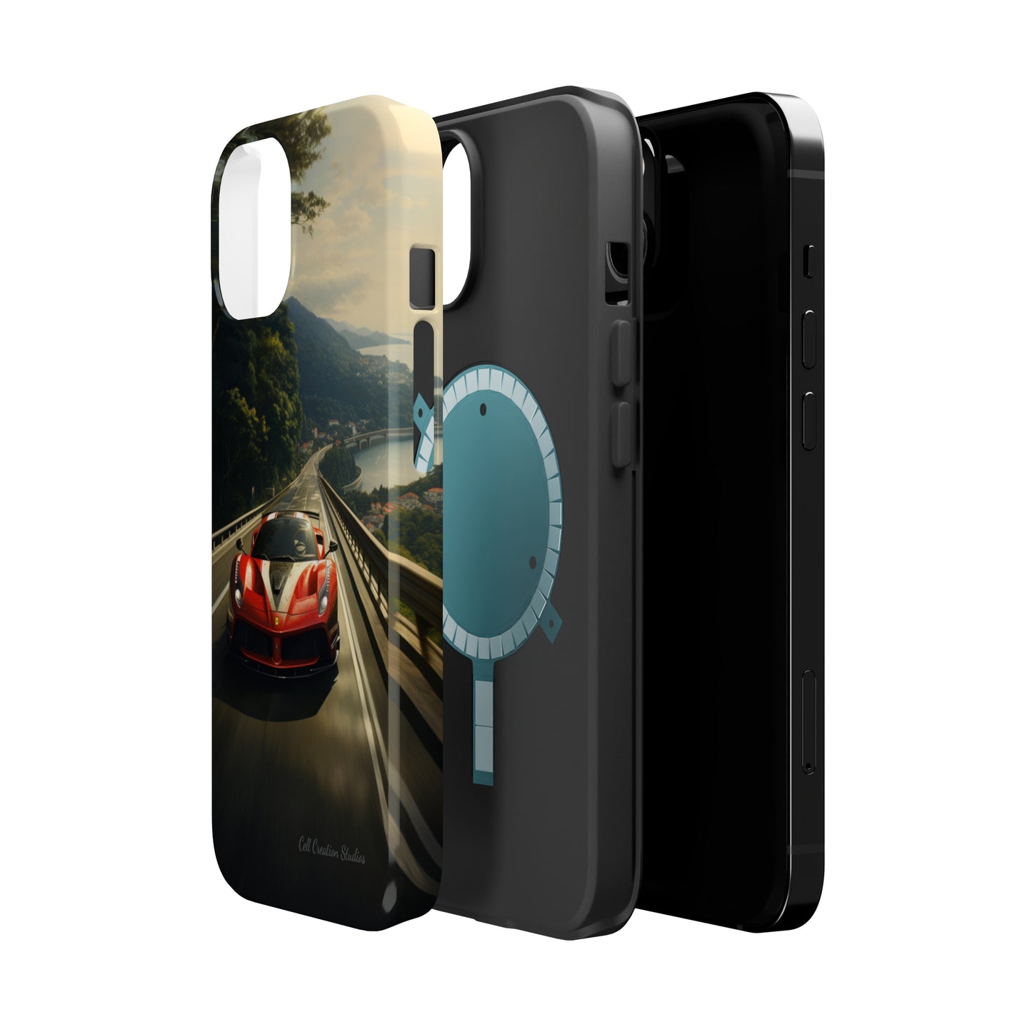 "Tropical Thrill Ferrari Edition" -MagSafe Tough iPhone Cases