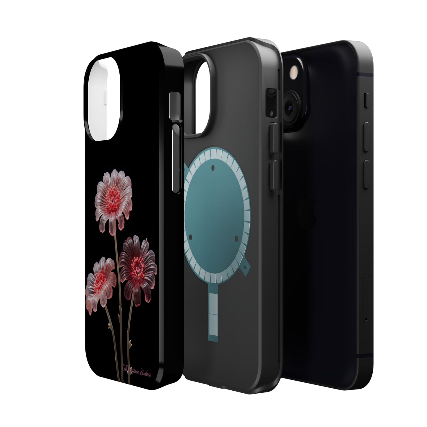 The "Desert Rose Glass Blossom" Phone Case -MagSafe Tough Cases