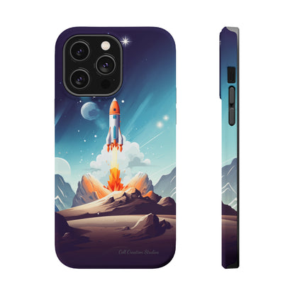 Introducing our "Galactic Odyssey" Cell Phone Case – Launch Your Device into Adventure -MagSafe Tough Cases