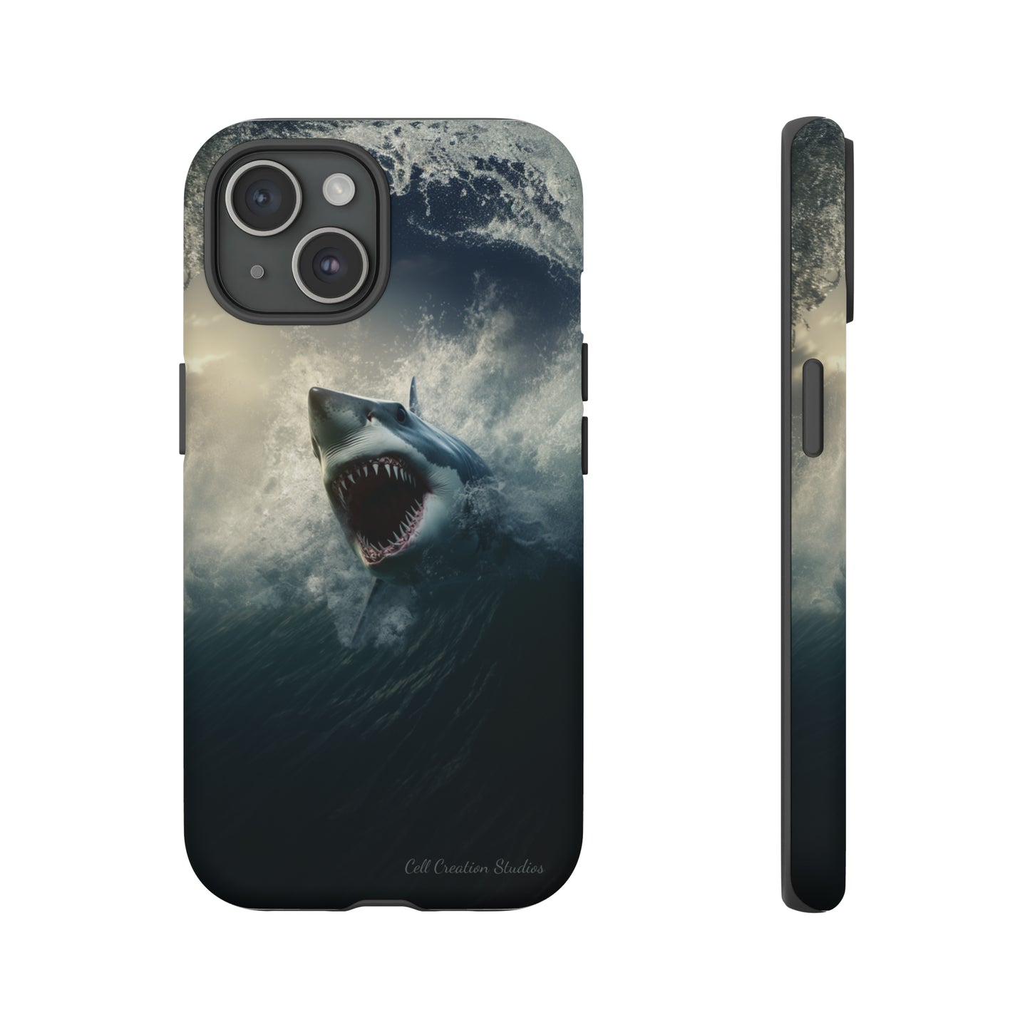 The "Ocean King Great White Shark" Phone Case -Tough Cases