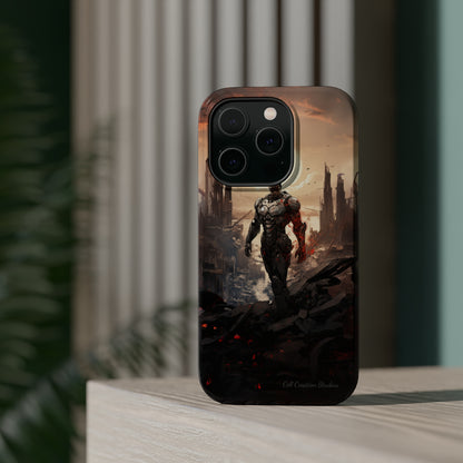 Introducing the "Cyber Guardian" Cell Phone Case – Embrace Futuristic Heroism -MagSafe Tough Cases