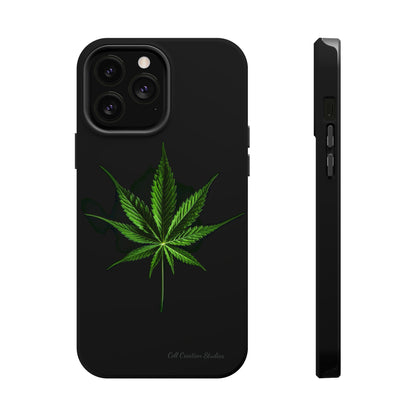 "Cannabis Chic" Marijuana Leaf Phone Case -MagSafe Tough Cases