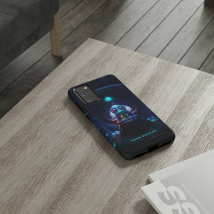 The "Cosmic Cruising Bored Alien" Phone Case -Tough Cases