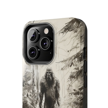 "Bigfoot in the Wilderness" Cell Phone Case – Encounter Bigfoot's Mystery -Tough Phone Cases