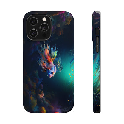 Introducing the "Aquatic Serenity" Cell Phone Case – Dive into Tranquil Waters! -MagSafe Tough Cases